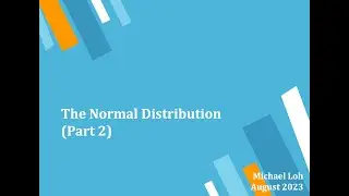 The Normal Distribution 2