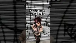 sober is punk #sober #soberjourney #alcoholfree #sobriety #wecanrecover