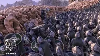 20.000 Rohan Swordsmans vs 13.000 Monsters- Ultimate Epic Battle Simulator 2- UEBS 2