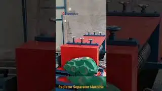 Copper Aluminum Radiator Separator Machine - AC Radiator Recycling Equipment - Radiator Recycling.