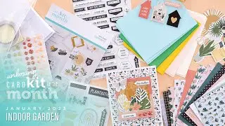 Unboxing - Spellbinders January 2023 Quick & Easy Card Kit of the Month - Indoor Garden