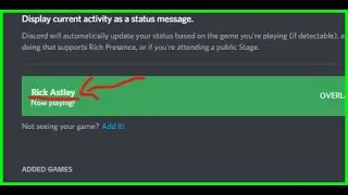 How to get custom PLAYING status on Discord