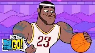LeBron James Dribbling Exhibition | Teen Titans Go! | Cartoon Network
