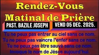Ton passé n’est pas une barrière pour Dieu. Rendez vous matinal
