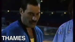 Queen | Freddie Mercury | Queen at Wembley | Thames news | 1986