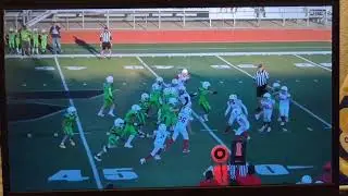 Dragging the other team for extra yardage.