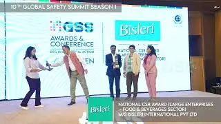 Global Safety Summit National CSR Award Food & Beverages Sector Bisleri International Pvt Ltd
