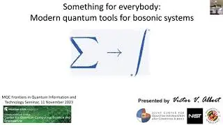 Something for everybody: Modern quantum tools for bosonic systems