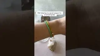 Lucky Abundance Crystal Bracelet set made with green aventurine and citrine