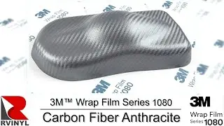 3M&trade; Wrap Film Series 1080  - Carbon Fiber Anthracite CF201 Vinyl