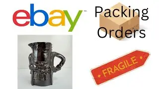 Packing eBay Orders - Bendigo Pottery Ned Kelly Character Jug