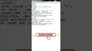 How To Make a Text Bold, Italic Underline and More | HTML #shorts #shortvideo #youtubeshorts #viral