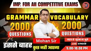 SSC GD MTS 2026 Tense Practice Set 13: 40/40 Score Guarantee! 🔥 | Mohan Sir | Raj Jobs