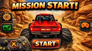 Monster Truck Mega Ramp Jump 🔥 | Ultimate Stunt Challenge