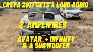Old Creta Audio Upgrade | Factory Head Unit | Avatar & Infinity Components