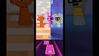 💖 Oren vs Sprunki Bot for Pinky 🔥 | Funny Sprunki Animation | Tiles Hop Style #shorts