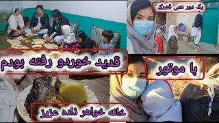 رفته بودیم خانه خواهرزاده خو  قدید خوردو جایتان خالی #duet #snow 