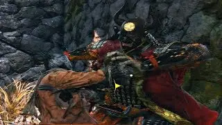 Sekiro Shadows Die Twice - General Tenzen Yamauchi Boss Fight #4 (Sekiro 2019) PS4 Pro