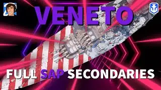 Secondary Built Vittorio Veneto in World of Warships Legends 4K