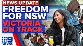 Freedom closer as NSW reaches 70% vaccination target | 9 News Australia