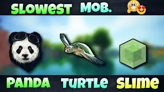 Minecraft 🔥 Slowest 😈 MOB 🥵 !! #shorts #minecraft