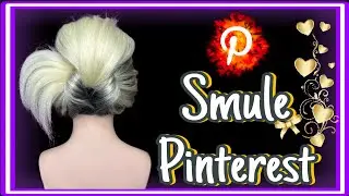 🤷&zwj;♀️Smule Pinterest UpDo for Special Date | Wedding UpDo Quick Easy Hairstyle Small to Medium Hair