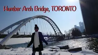 Humber Bay Arch Bridge -Toronto, Lake Ontario | Multi-Use Pathway & Cyclist Route