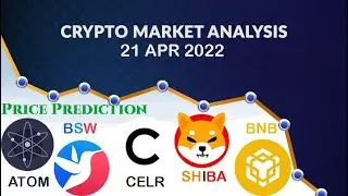 Crypto Market Technical Analysis 21 APR 2022, Price Predictions, ATOM, BSW, CELR, SHIBA-INU & BNB.