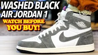 Air Jordan 1 WASHED BLACK Heritage ON FEET REVIEW! They DID It AGAIN...Watch BEFORE You BUY!