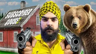 Subscribers Name Likhte |  Fight with Deadly bear (Bhalu) |EP 6 | Ranch Simulator| Dhaliwal Gaming