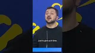 Ukraine's Zelenskiy Pleads for More Ammunition at Europe Summit