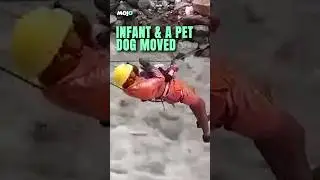 Dramatic Reacue Operations Underway In Himachal, Infant, Pet Dog Rescued #himachalflood #flood #ndrf