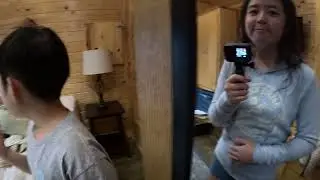 Stonebridge Rv Park Maggie Valley North Carolina Summer 2023 . A cabin on Johnathons Creek