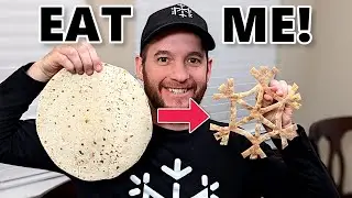 Edible Snowflakes - The Paper Craft, but with TORTILLAS!
