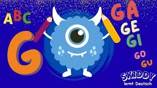 Learn Ga, Ge, Gi, Go, Gu 🎁 | Reading & Writing with Fun | DAJUU German Learning Video