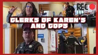 City Clerk Is Uncomfortable With Me Videoing & Calls 