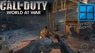 Call Of Duty : World At War On Android - Winlator Bionic Test + Settings 