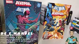 DC E MARVEL- BATMAN E DEADPOOL, CONSTANTINE E DOUTOR ESTRANHO, DEMOLIDOR E ARQUEIRO VERDE E MAIS