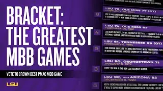 LSU Men's Basketball - PMAC Bracket Challenge Preview