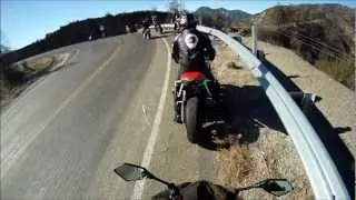 Sportbike Motorcycle Canyon Ride GoPro HD Video Test