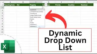 Dynamic Drop Down List Excel 365 | NEW METHOD!! - Works When Source is on Another Sheet