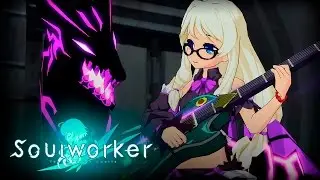 Soulworker - Howling Guitar lvl 10~17 Gameplay - Stress Test CBT - F2P - JP