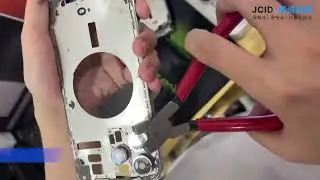 Operation guide on how to grind the camera ring of mobile phone