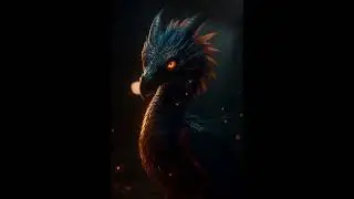 The Ember-Eyed Dragon | AI Fantasy Creature Animation