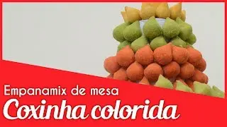 COXINHAS COLORIDAS empanadas na EMPANAMIX MESA | BRALYX