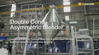 Double Cone Asymmetric Blender | Cybernetik Process Solutions