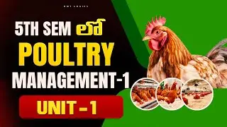 Poultry Management - 1 Complete Unit in one Video | 5th Sem Zoology Classes