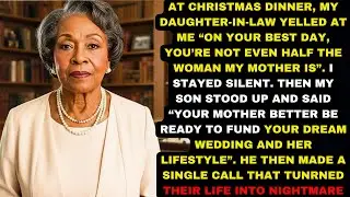 My Daughter-in-law Said I Wasn't Half The Woman Her Mother Was, I Smiled But What My Son Did Next...