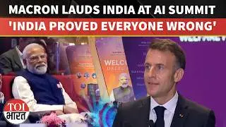 INDIA PROVED THEM WRONG!: Macron Praises India's Digital Leap, Shares Mumbai Street Vendor Story