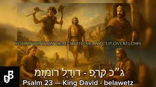 Psalm 23-King David - belawetz| Revived in Ancient Hebrew|King David's Song Restored After 3000 Yrs✨